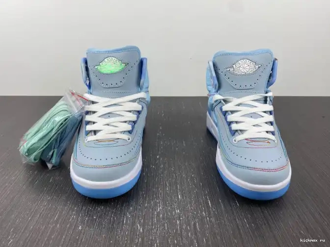 Rep Kickmax Balvin Jordan Retro J 2 DQ7691-419 0401